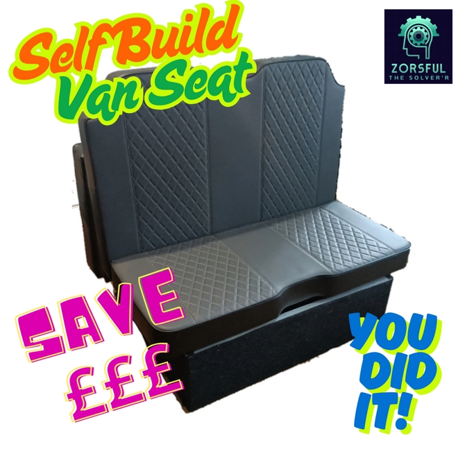 Self build Rock and Roll Campervan Bed Seat Build